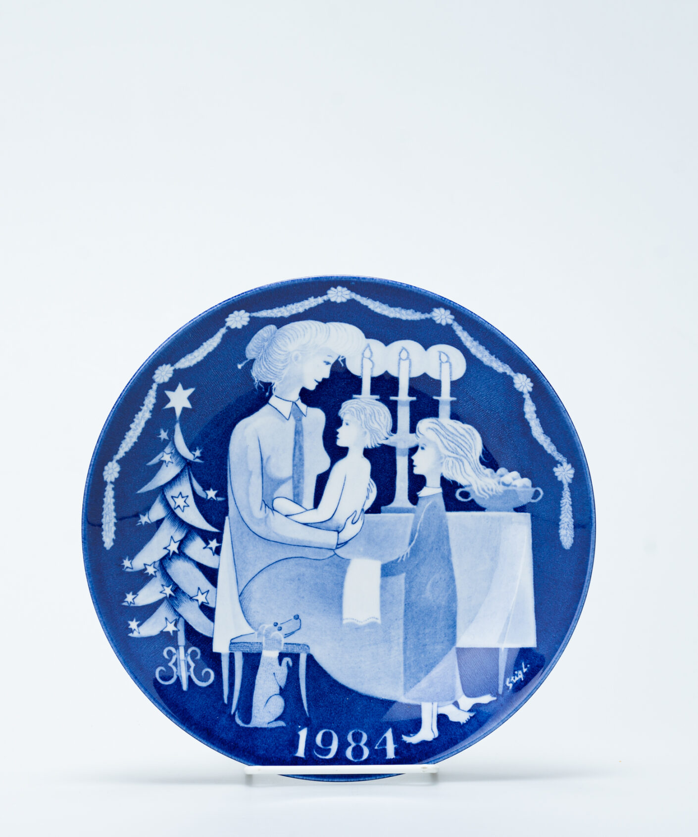 Stig Lindberg Christmas Plate 1984